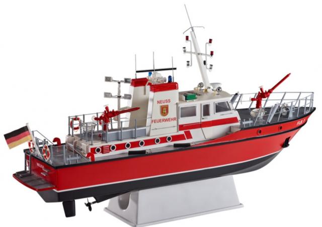 RoMarin Brandweerboot FLB-1 Bouwdoos 1/25