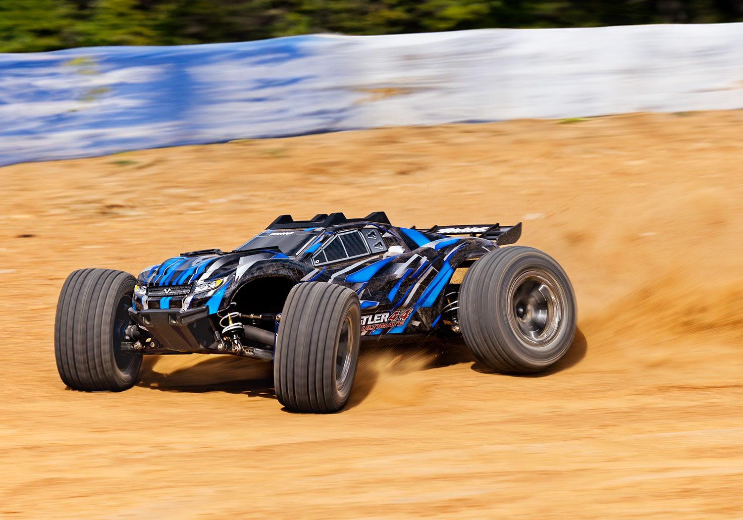 Traxxas Rustler 4X4 VXL ULTIMATE TQi TSM High-Performance Brushless Stadium Truck 1/10 Blue