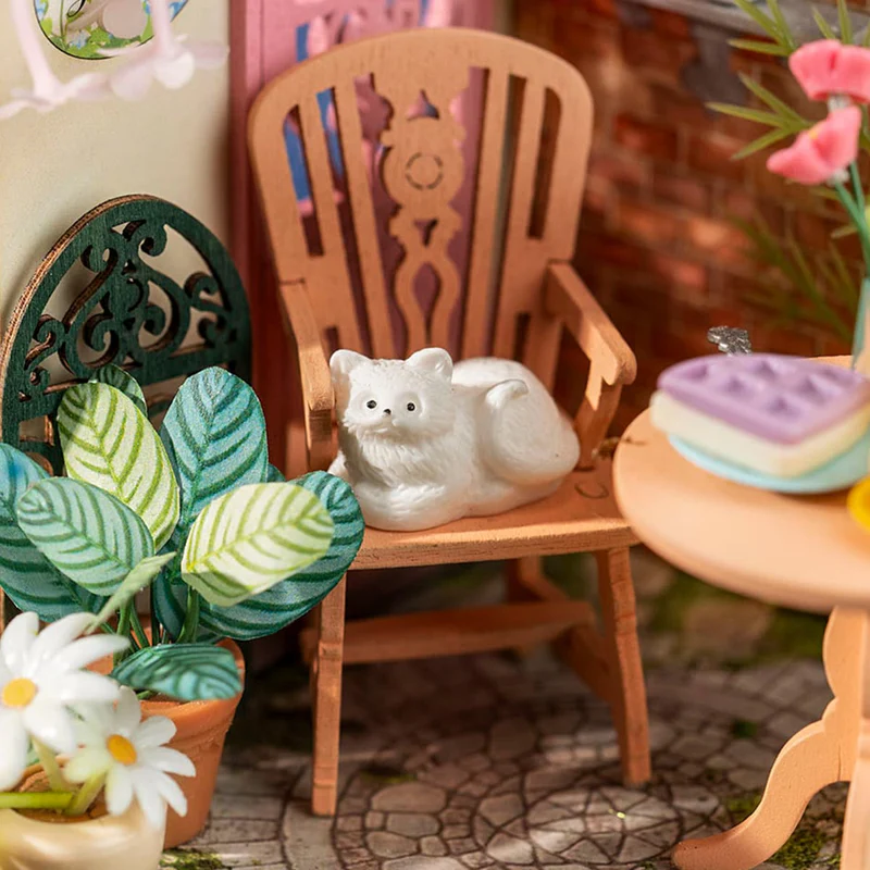 Rolife Fancy Tea Yard DIY miniatuurhuis 1/28