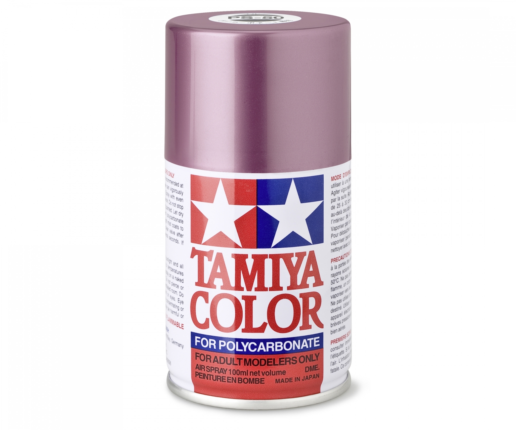 PS50 Spray Sparkling Pink Anodized Aluminum brillant 100ml Tamiya