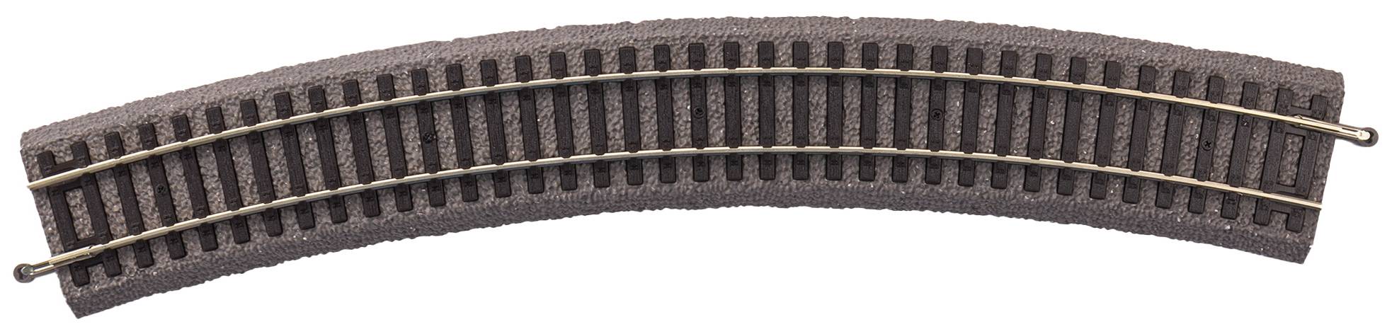 Piko A-Rails Bocht R4 met bedding H0
