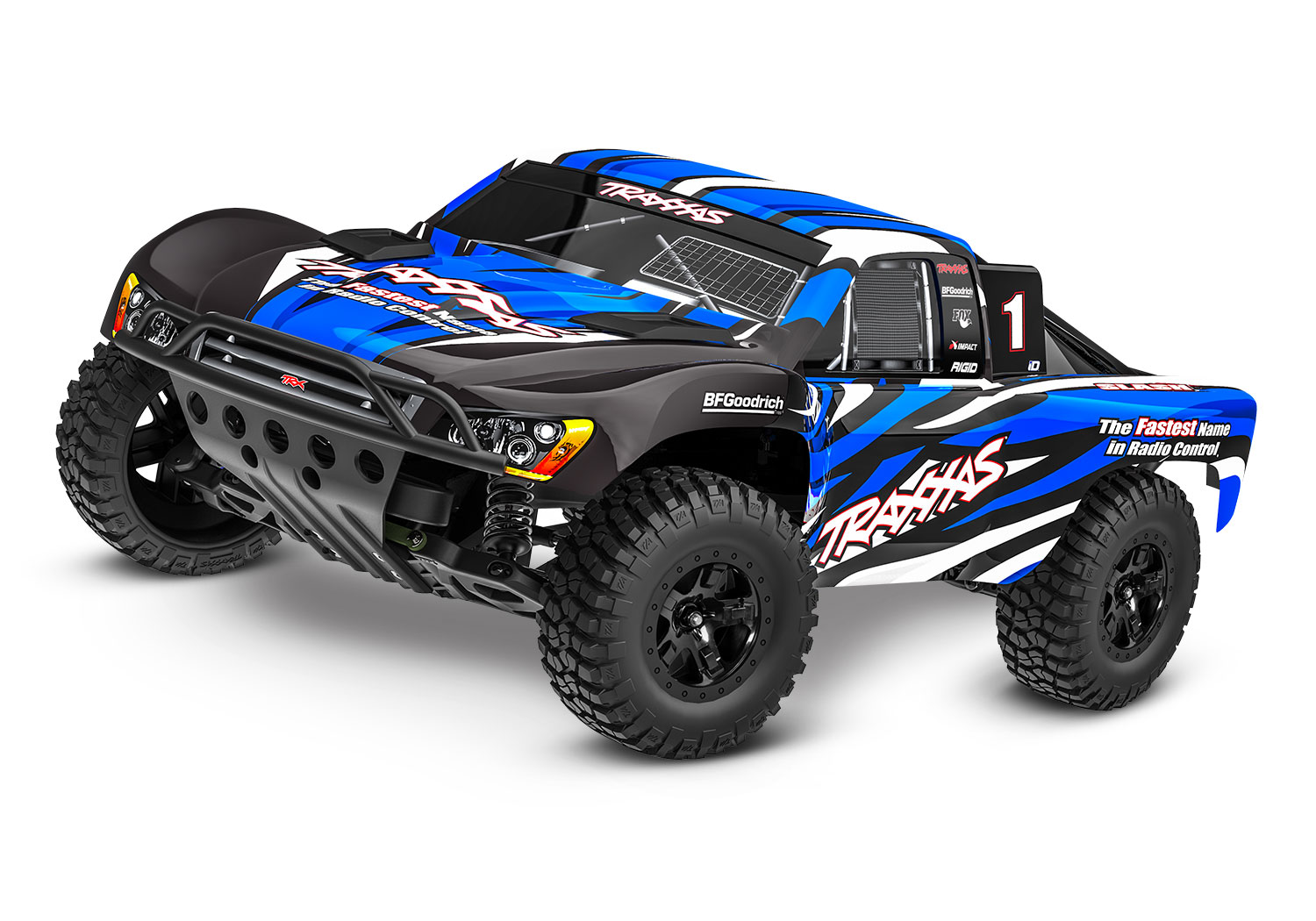 Traxxas Slash 2WD Brushed HD with USB-C Blue X 1/10