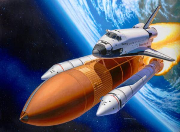 Revell Space Shuttle - Discovery & Booster Rockets 1/144