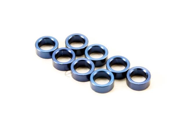 Traxxas Spacer, Pushrod (Aluminum, Blue) (Use With 5318 Or 5318x Pushrod And 5358 Progressive 2 Rockers) (8)