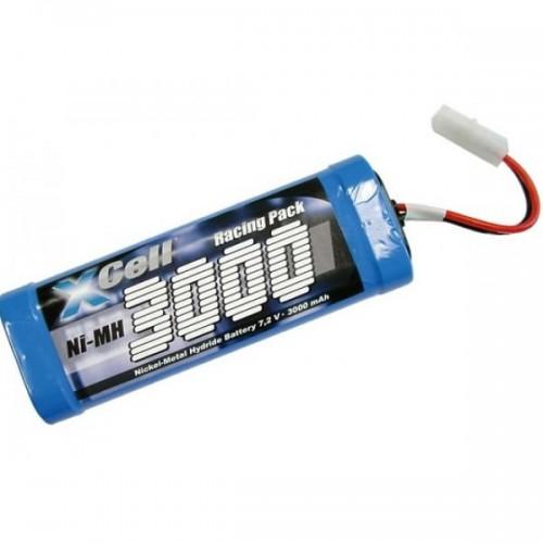 Xcell 7.2 Volt 3000mAh NiMH Accupack met Tamiya Connector