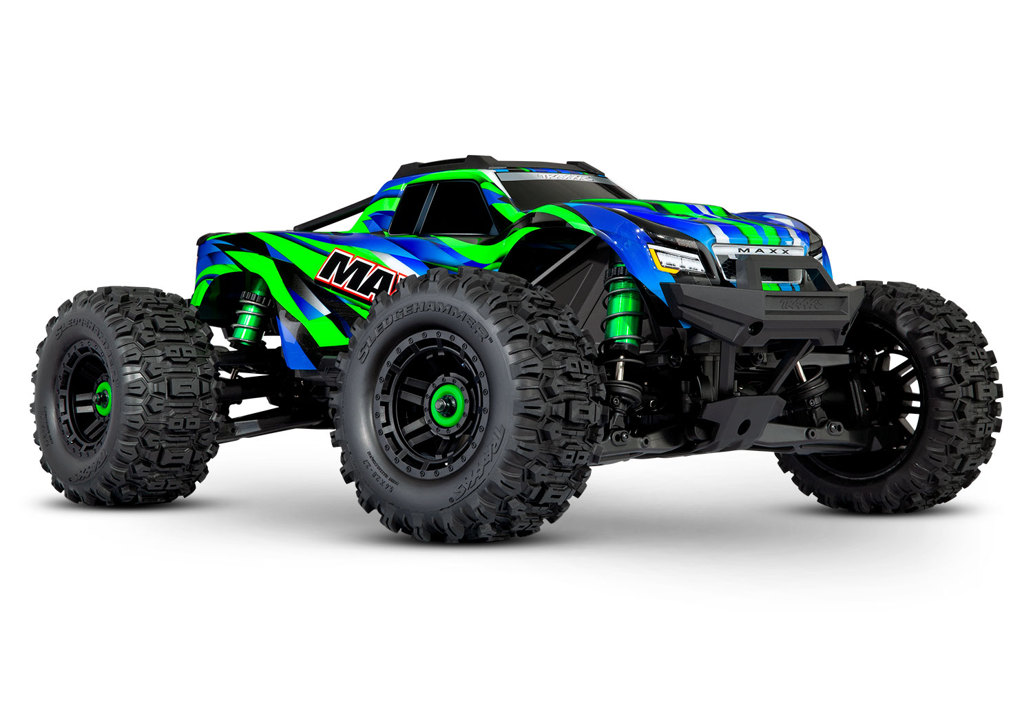 Traxxas Wide Maxx 4WD Brushless Electric Monster Truck VXL-4S TQi 1/8 - Green