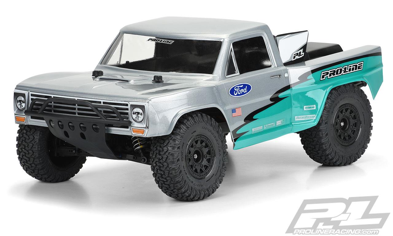 Proline Pre-Cut 1967 Ford F-100 Race Truck Clear Body for Slash 2wd Slash 4x4 & PRO-Fusion SC 4x4 (with extended body mounts) 1/10