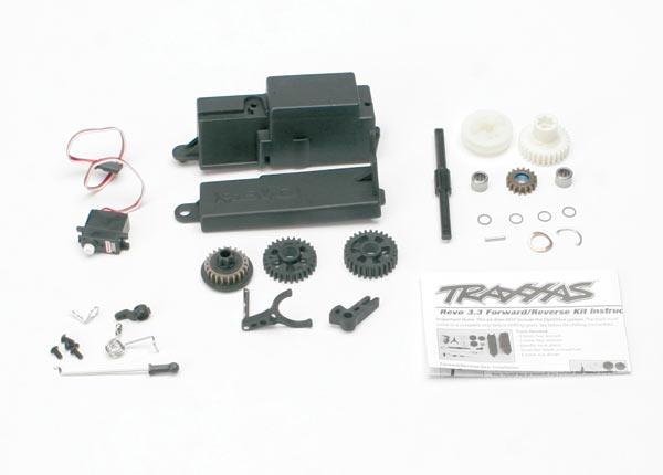 Traxxas Reverse upgrade kit (includes all components to add mechanical reverse (no Optidrive®) to Revo®) (includes 2060 sub-micro servo)