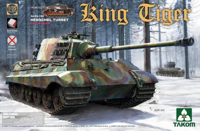Takom King Tiger Sd.Kfz. 182 Henschell Turret w. Full Interior 1/35
