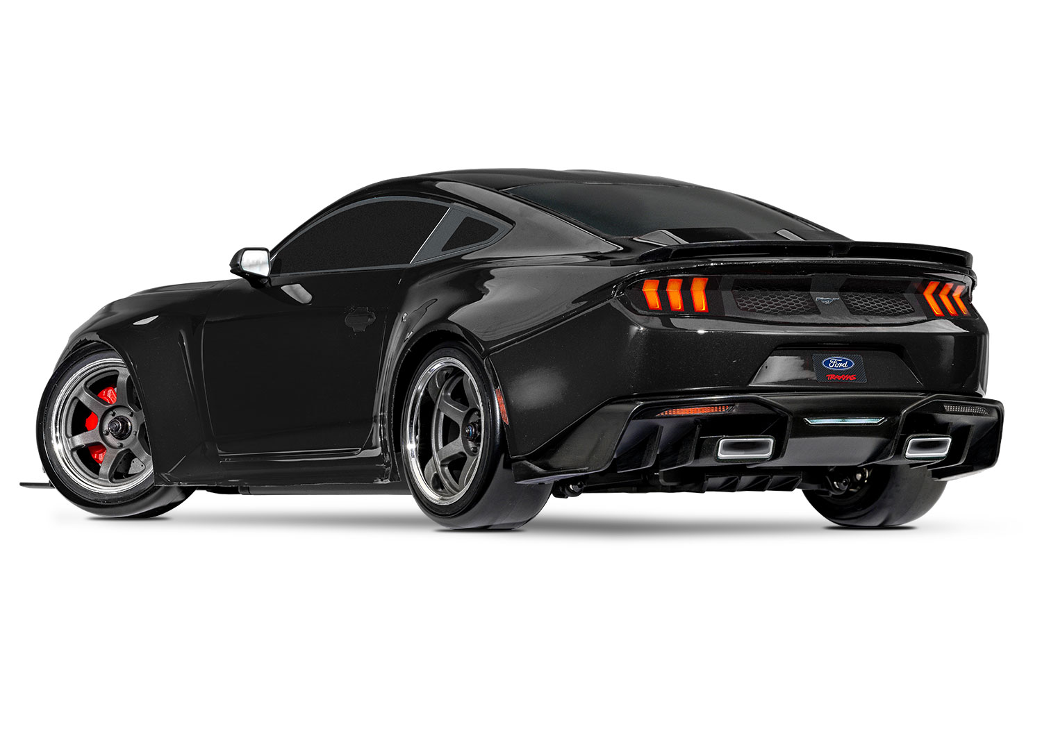 Traxxas 4-TEC 2024 Ford Mustang RWD Drift Car RTR 1/10 Black