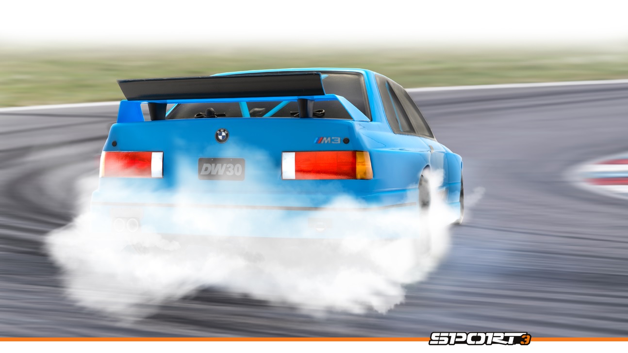 HPI RS4 Sport 3 Drift BMW E30 Driftworks 1/10
