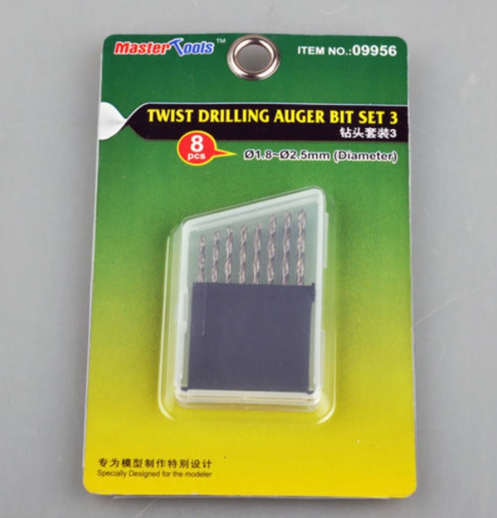 Master Tools 8-Delige Borenset 3 (1.8-2.5mm)