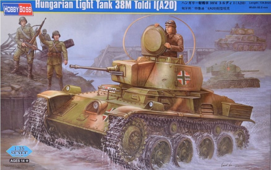 HobbyBoss Hungarian Light Tank 38M Toldi I(A20) 1/35