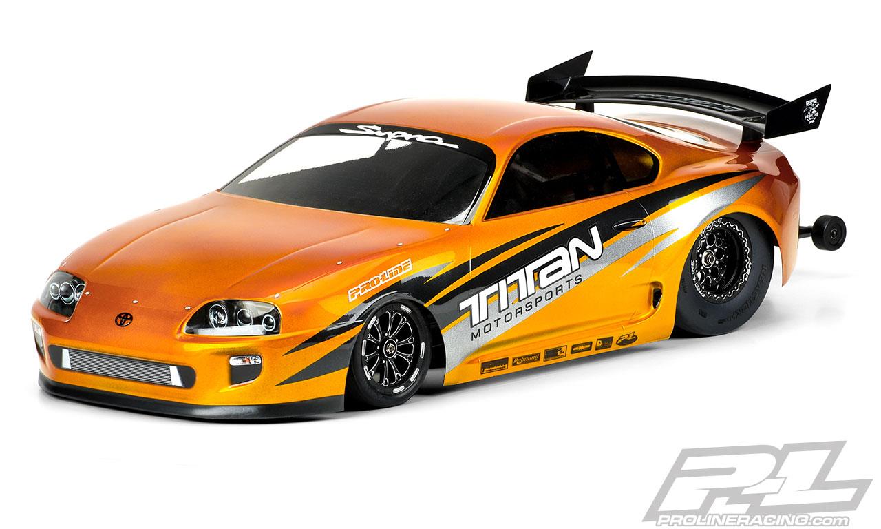 Proline 1995 Toyota Supra Clear Body for SC Drag Car 1/10