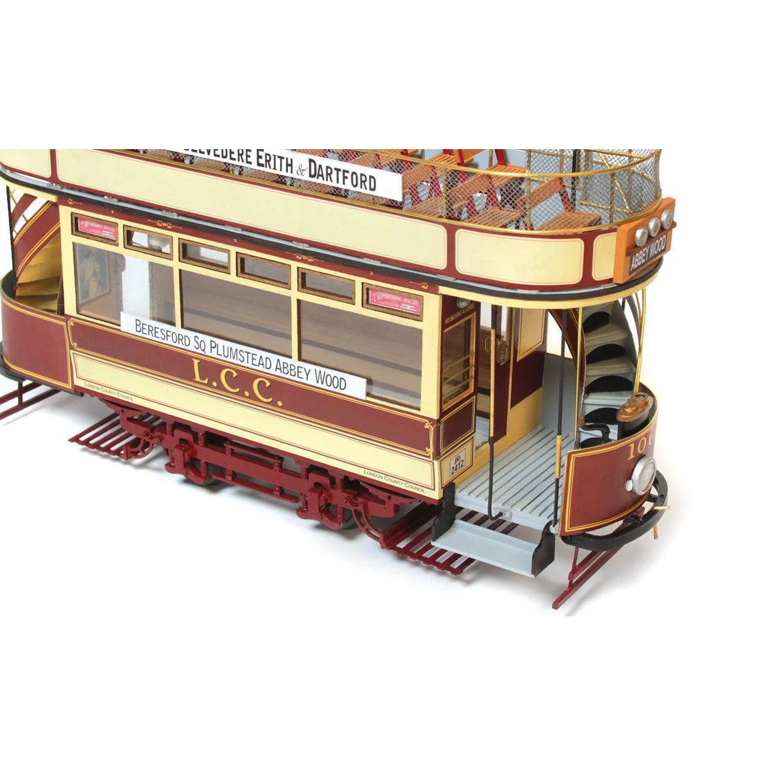 Occre London Tram Houten Bouwdoos 1/24