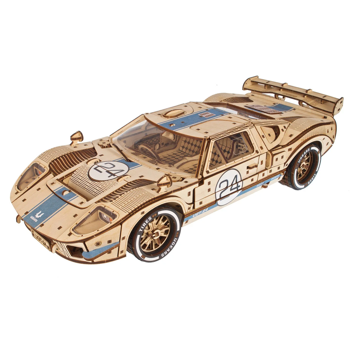 U-Gears UGT-24 Endurance Racer Car Model  mechanisch houten bouwpakket