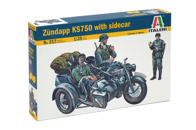 Italeri Zundapp KS750 with Sidecar 1/35