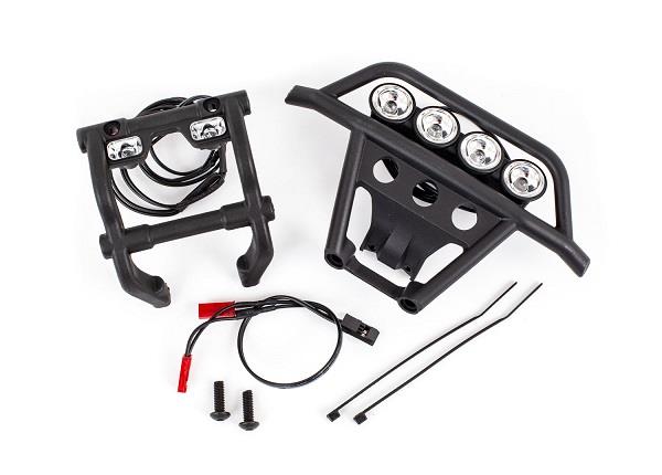 Traxxas LED light set complete (includes front and rear bumpers with LED light bar rear LED harness & BEC Y-harness) (fits 4WD Stampede)
