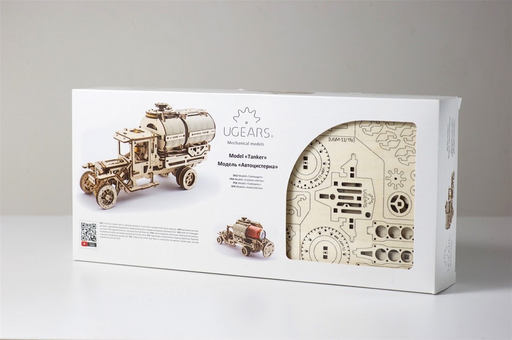 U-Gears Tanker mechanisch houten bouwpakket