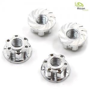 Thicon Scale Nuts Alu Silver M4 (4)