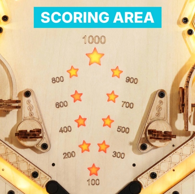 Rokr Pinball Machine 3D Houten Puzzel