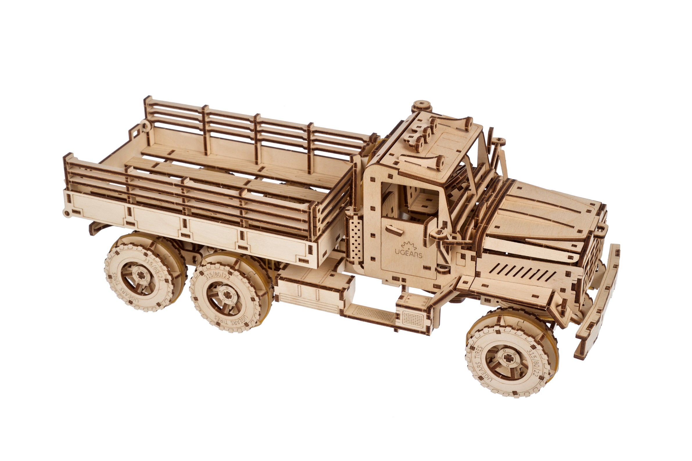 U-Gears Cargo Truck mechanisch houten bouwpakket