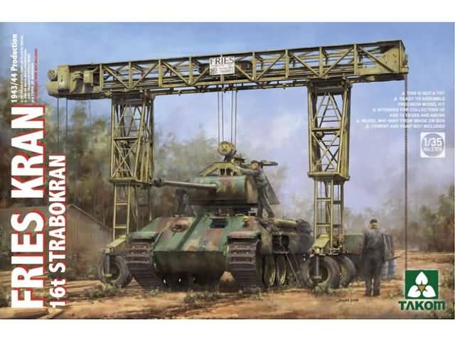 Takom Fries Kran 16t Strabokran 1943/44 Production 1/35