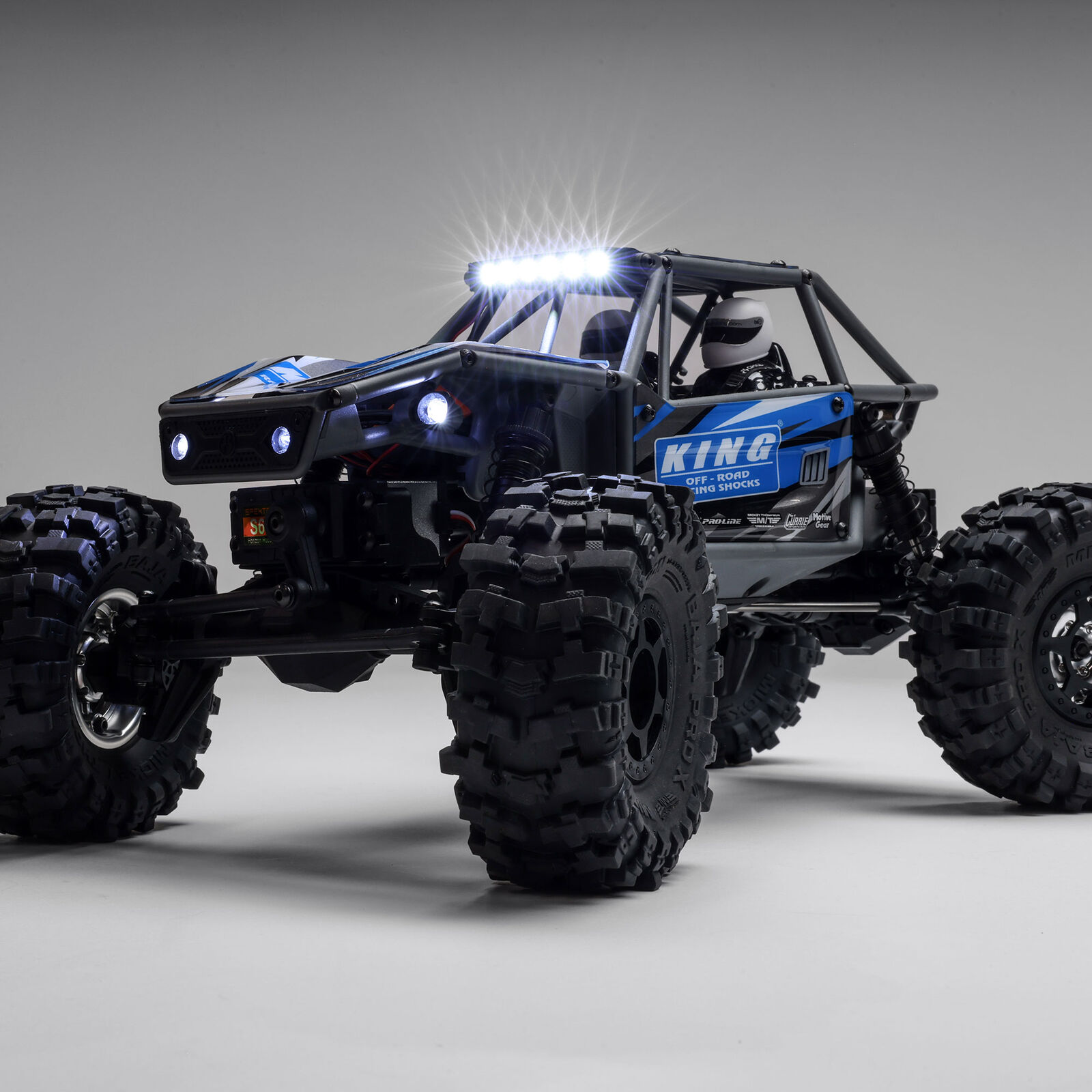 Axial UTB18 Capra 4WS 4X4 RTR Brushed Rock Crawler (Battery & Charger Included) Blue 1/18