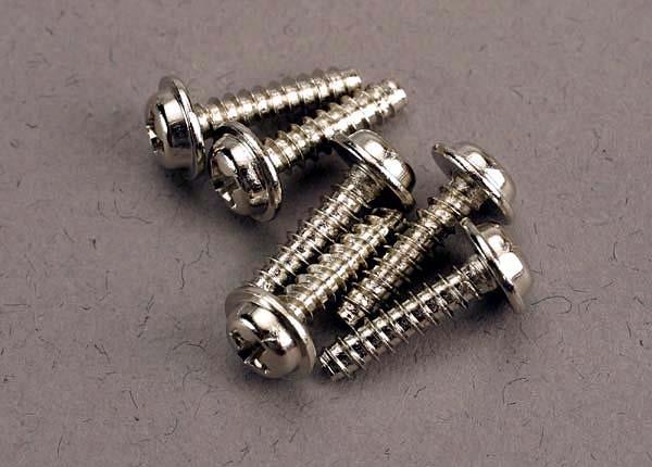 Traxxas Screws 3x12mm washerhead self-tapping (6)