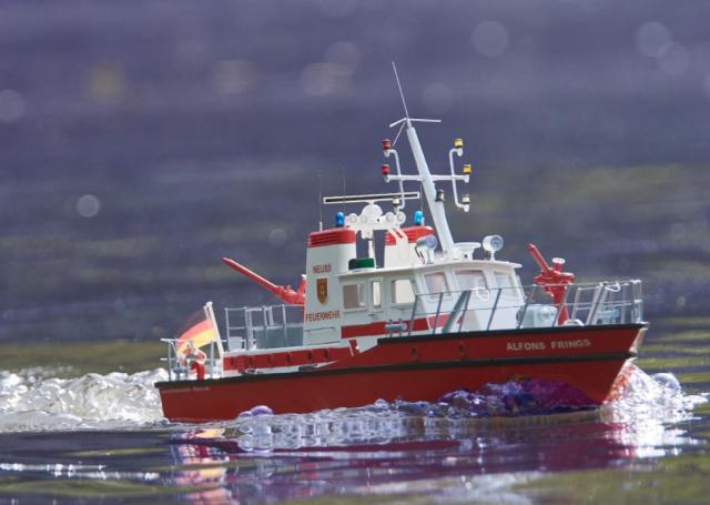 RoMarin Brandweerboot FLB-1 Bouwdoos 1/25