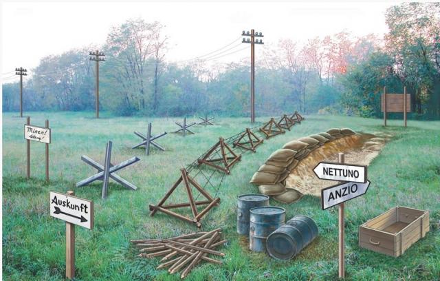 Italeri Battlefield Accessoires WWII 1/72