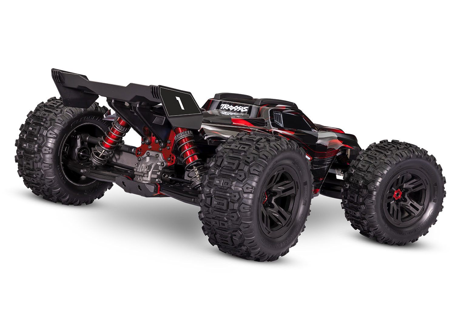 Traxxas Sledge V2 Belted Brushless 6S Off-Road Truggy 1/8 4WD TSM RTR Red