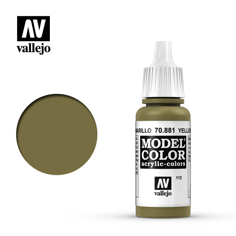 70881 Vallejo Green Yellow Model Color 17ml