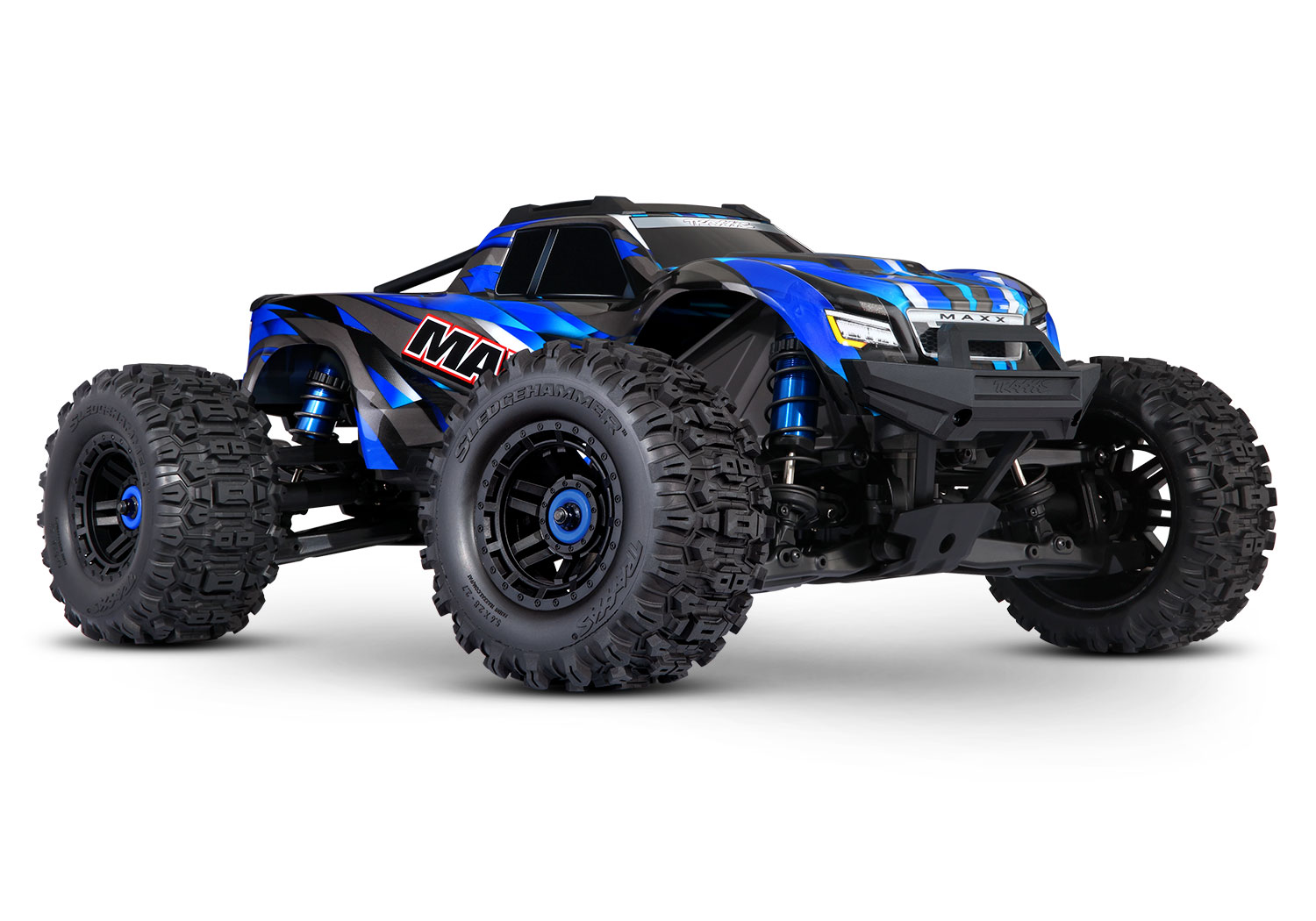 Traxxas Wide Maxx 4WD Brushless Electric Monster Truck VXL-4S TQi 1/8 - Blue