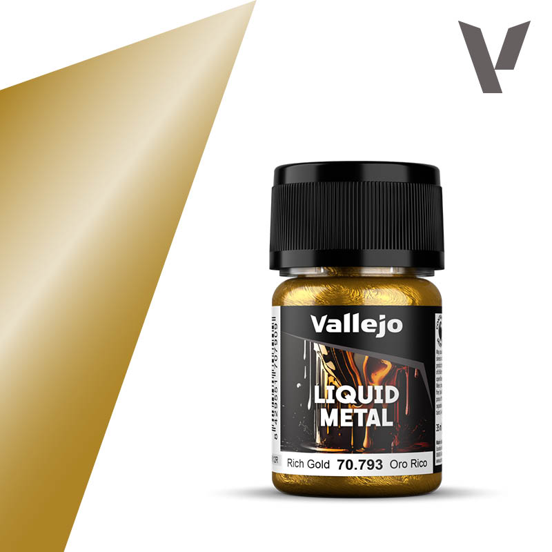 Vallejo Liquid Metal Rich Gold 35ml
