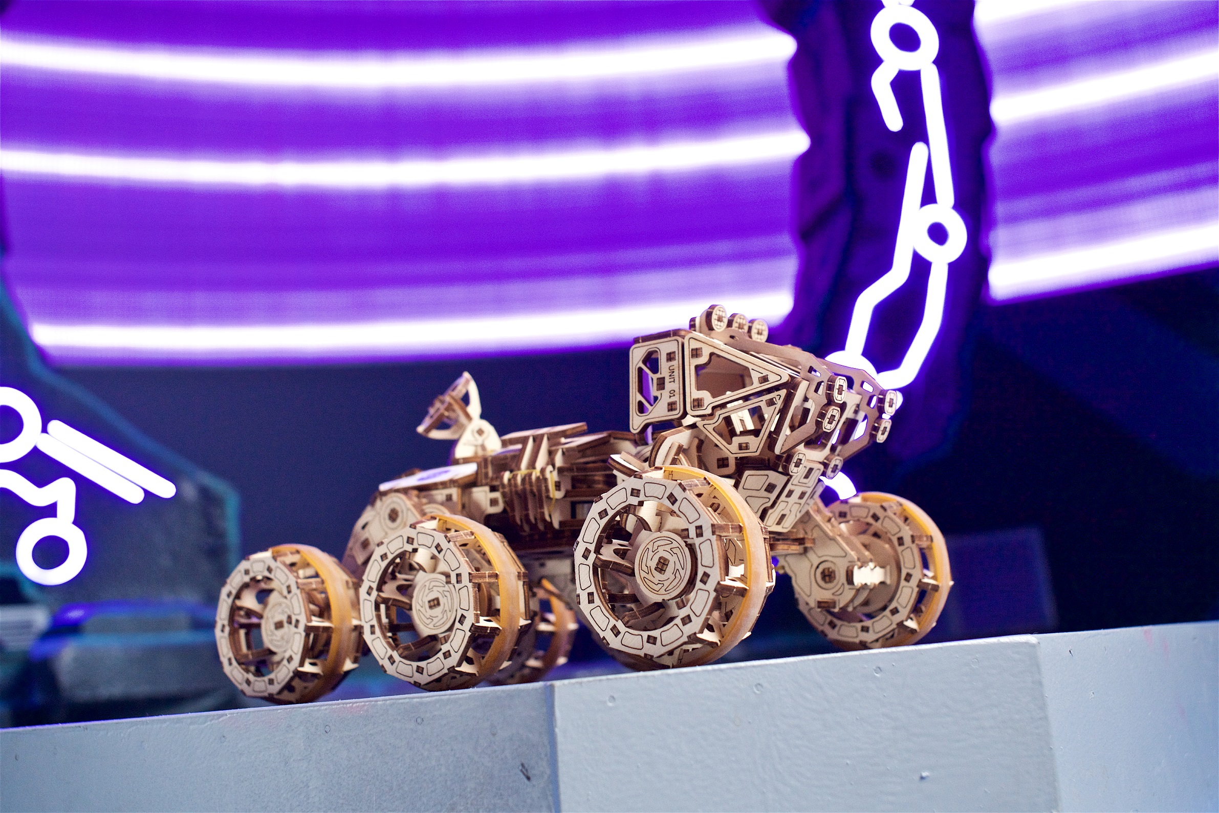 U-Gears Bemande Mars Rover mechanisch houten bouwpakket