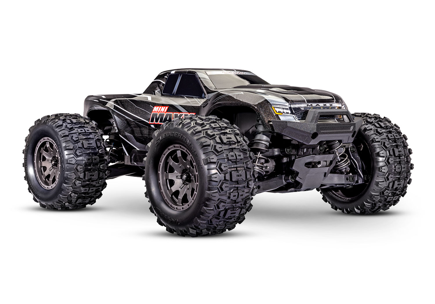 Traxxas Mini Maxx BL-2s TQ 4X4 RTR Brushless Monster Truck 1/16 Black