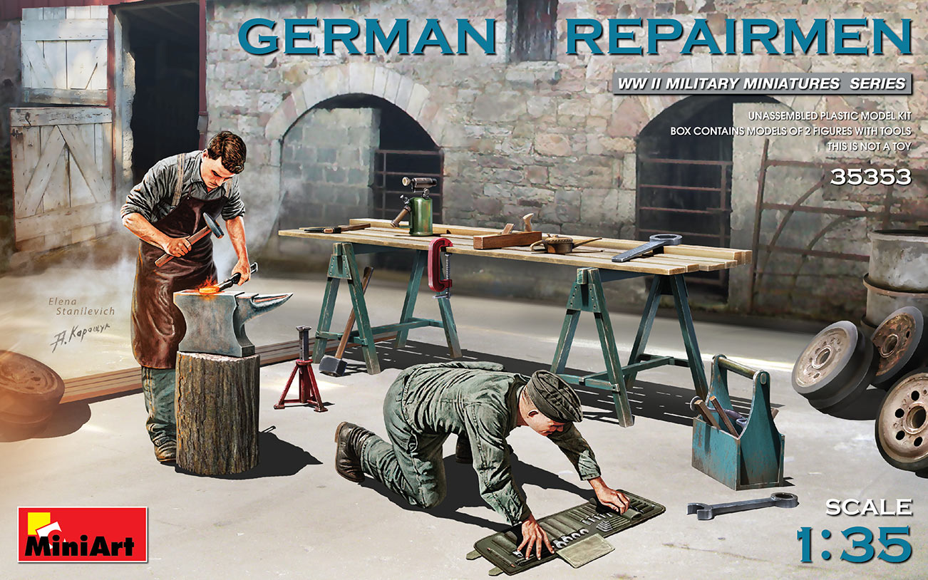 MiniArt German Repairmen 1/35