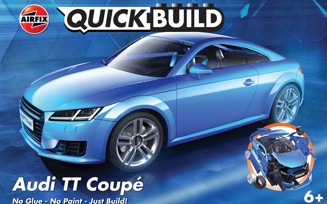 AirFix Audi TT Coupe Blue Quickbuild Kit