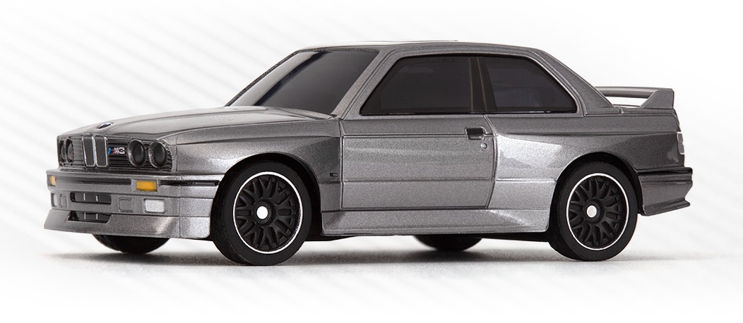 HPI Racing Nano-TTR 1989 BMW M3 E30 Ravaglia Dark Silver 1/64