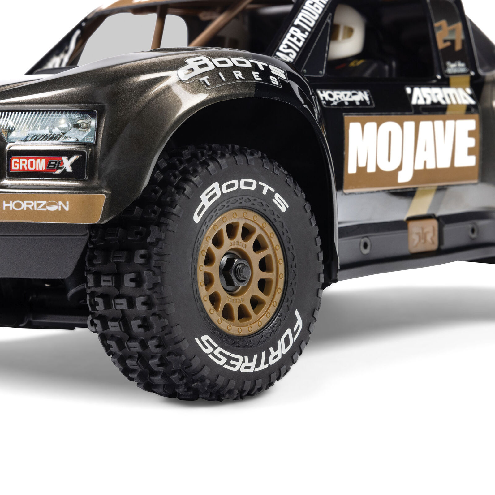 Arrma MOJAVE GROM 223S DSC 4X4 RTR Brushless Desert Truck, Black 1/16