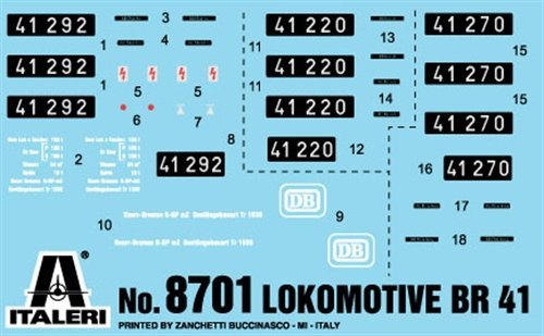 Italeri Lokomotive BR-41 H0 1/87