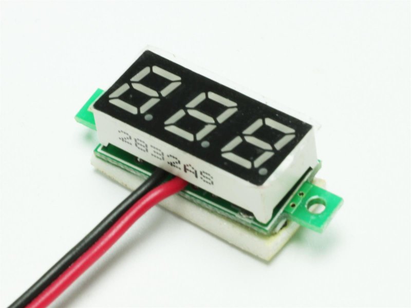 Pichler Mini Digitale Voltmeter 3..30 Volt (JR Stekker)