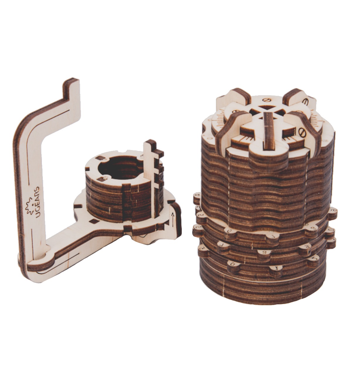 U-Gears Combinatie Slot mechanisch houten bouwpakket