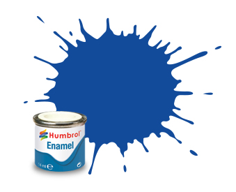 222 Moonlight Blue enamel metallic 14ml Humbrol
