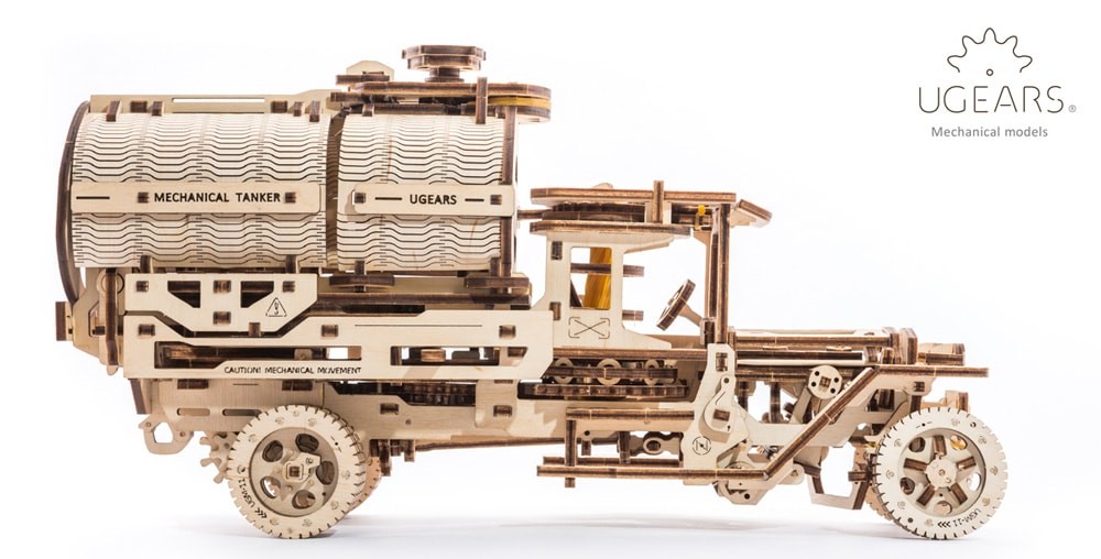 U-Gears Tanker mechanisch houten bouwpakket