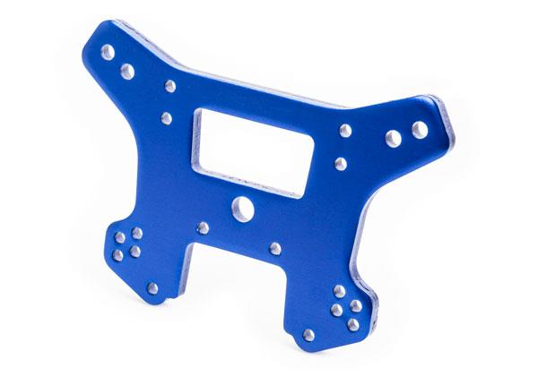 Traxxas Shock tower front 6061-T6 aluminum (blue-anodized)