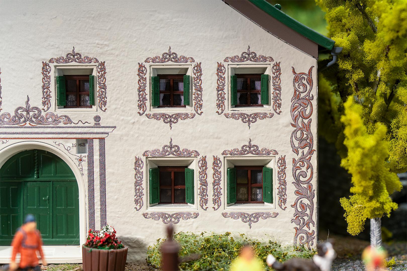Faller Bundnerhaus Guarda H0