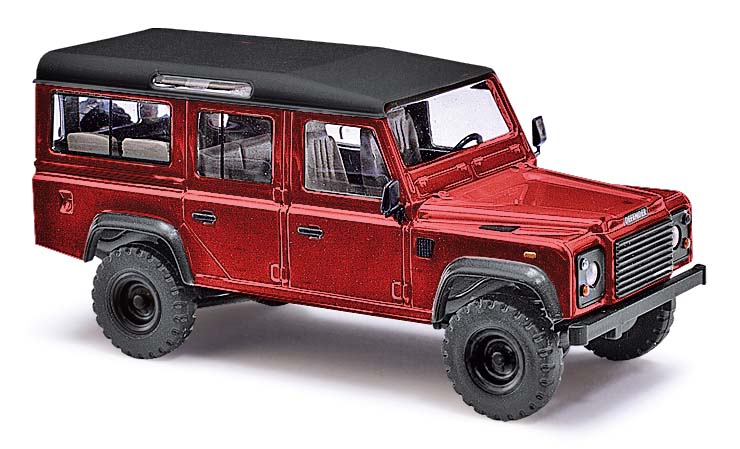 Busch Land Rover Defender Rood H0