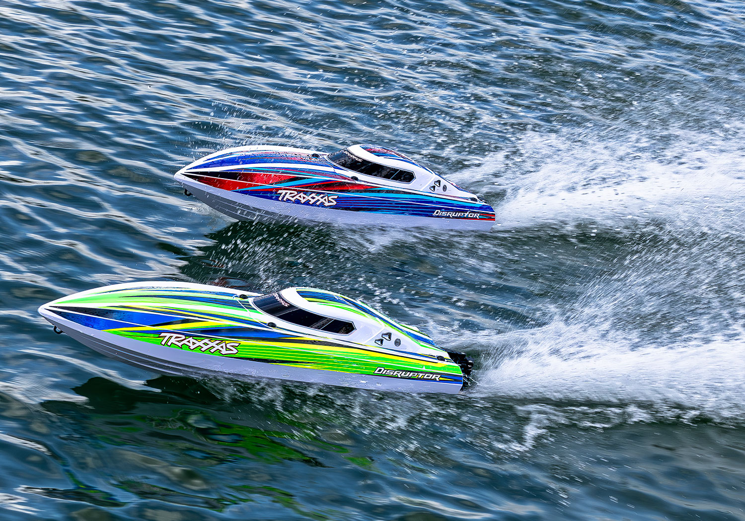 Traxxas Disruptor 4S 40+ MPH High-Performance Boat Blue